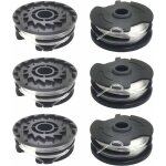 Lot de 6 bobines de fil de rechange pour coupe - bordure lidl parkside ? nylon copolym�re 1, 6 mm ? design ...