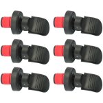 Lot de 6 bouchons de bouteille de vin avec levier � pression manuelle herm�tique, �tanche pour vin, bi�re, ...