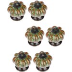 Lot de 6 boutons de tiroir forme citrouille poign�es meuble en c�ramique antiques pour placard armoire ...