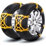 Lot de 6 cha�nes de pneu antid�rapantes et solides pour pneus de voiture suv