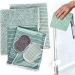Lot de 6 chiffon bambou microfibre pour vitres miroirs carreaux carrosserie microfibre ba