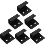 Lot de 6 crochets muraux robustes en acier inoxydable fixation pour carrelage c�ramique taille grosse ...