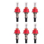 Lot de 6 d�bitm�tres pour collecteur de chauffage par le sol, r�gulateur de surveillance visuelle pour ...