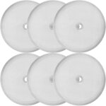 Lot de 6 filtres de rechange pour cafetire  piston, rutilisables en acier inoxydable, pour machines ...