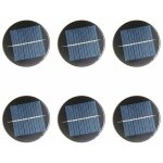 Lot de 6 mini cellules de panneau solaire 6 v 80 mm pour �nergie solaire, bricolage, maison, jardin, ...