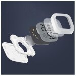 Lot de 6 mini thermomtres et hygromtres numriques d'intrieur avec cran lcd et jauge d'humidit