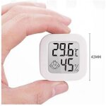 Lot de 6 mini thermomètres et hygromètres numériques pour intérieur, jauge d'humidité, écran lcd, capteur ... Lot de 6 mini thermomètres et hygromètres numériques pour intérieur, jauge d'humidité, écran lcd, capteur ...