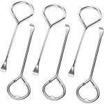 Lot de 6 ouvre - bouteilles en acier inoxydable pour f�ts de peinture, barils d'huile, de peinture et ...