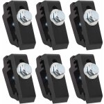 Lot de 6 pinces de montage voiture, haute r�sistance aluminium, pour lits camion, toit tente, rack v�lo, ...