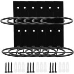 Lot de 6 porte - bouteilles muraux en métal pour bar à vin, cave, garde - manger, 15 x 10 cm Lot de 6 porte - bouteilles muraux en métal pour bar à vin, cave, garde - manger, 15 x 10 cm