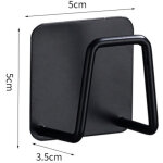 Lot de 6 porte - chapeaux mural en m�tal pour casquettes de baseball, crochets adh�sifs pour chapeaux ...