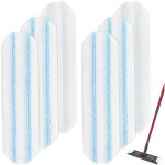 Lot de 6 recharges de serpilli�re en microfibre compatibles avec le syst�me de balai plat o - cedar h2pro. ...