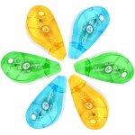 Lot de 6 rouleaux roller de colle, 8mm8m colle roller ruban adhsif double face transparent roller colle ...
