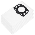 Lot de 6 sacs d'aspirateur, sacs filtrants en non - tiss pour krcher wd4, wd5, wd6, mv 4, mv 5, mv ...