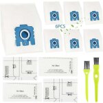 Lot de 6 sacs pour aspirateurs miele hoover bags classic c1, complete c2 c3, s227 s240, s270, s400, s400i, ...