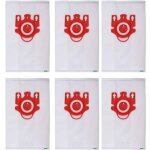 Lot de 6 sacs d'aspirateur de remplacement compatibles avec les aspirateurs miele fjm, adapt�s aux mod�les ...