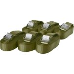 Lot de 6 sangles d'arrimage avec boucle, sangle de serrage, sangles de fixation, charge maximale 250 ...