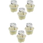 Lot de 6 supports de lampe g9 en cramique filet de qualit - anneau solide compatible avec lampes halogne, ...