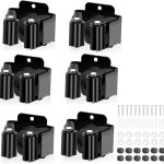 Lot de 6 supports muraux pour balais, serpill�res, en acier inoxydable (avec vis), pour outils de jardin ...