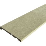 Lot de 6 surplinthes mdf hydrofuge, l. 2. 44 m x h. 13. 1 cm, ep. 22 mm