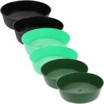 Lot de 6 tamis � terre en plastique r�sistant pour jardinage tamis � sol