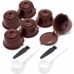 Lot de 6 pour tasse � filtre � capsules de caf� rechargeable r�utilisable avec 2 cuill�res � caf� et ...