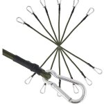 Lot de 6 tendeurs en caoutchouc avec mousqueton, 60cm longueur 8mm paisseur, super lastiques, avec ...