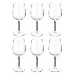 Lot de 6 verres � vin 'orpea' 36cl transparent