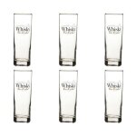 Secret de gourmet - lot de 6 verres  whisky 'relax' 31cl transparent
