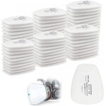 Lot de 60 filtres en coton, filtre pour masque complet, filtre à insertion 5n11 cn, filtre en coton pour ... Lot de 60 filtres en coton, filtre pour masque complet, filtre à insertion 5n11 cn, filtre en coton pour ...