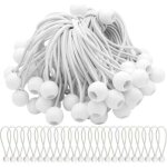 Lot de 75 tendeur elastique cordons �lastiques avec boules sandow elastique boules elastiques pour chapiteaux, ...