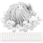 Lot de 75 tendeur elastique cordons �lastiques avec boules sandow elastique boules elastiques pour chapiteaux, ...