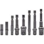 Lot de 8 adaptateurs de douille, adaptateur hexagonal 1 / 4  vers douille 1 / 4 , 3 / 8 , 1 / 2 , pour ...