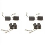 Lot de 8 balais de charbon compatibles meuleuses d'angle modles gws7 - 100 gws7 - 125 gop250ce gws720 ...