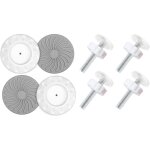 Lot de 8 barrières de sécurité pour bébé, fixation par pression, tige filetée, butées de sécurité pour ... Lot de 8 barrières de sécurité pour bébé, fixation par pression, tige filetée, butées de sécurité pour ...