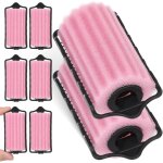 Lot de 8 bigoudis en mousse auto - agrippants petits, accessoires cheveux pour boucles naturelles, bigoudis ...