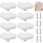 Lot de 8 boutons d'armoire en forme de nuage pour chambre d'enfant, en forme de dessin anim�, boutons ...