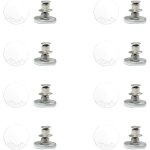 Lot de 8 boutons de jeans sans couture - 17 mm - r�glables - pour jeans - extender - boutons pour jeans ...