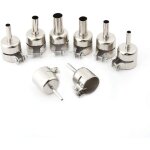 Lot de 8 buses de pistolet � air chaud en acier inoxydable, kit de 8 buses pour pistolet thermique pour ...