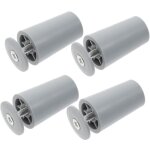 Lot de 8 but�es de volet roulant en pvc gris. mesurant 40mm. but�es de volet roulant 8 pi�ces / ensemble ...