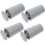 Lot de 8 but�es de volet roulant en pvc gris, mesurant 40mm, but�es de volet roulant 8 pi�ces / ensemble ...