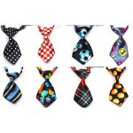 Lot de 8 colliers � pois ray�s pour chien, chat ou chaton, taille moyenne. accessoire de cravate. . . ...