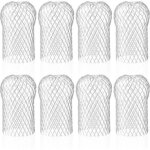 Lot de 8 crapaudine de goutti�re en aluminium, filtres de goutti�re flexible et durable pour maison avant ...