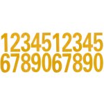 Lot de 8 feuilles d'autocollants numriques pour bote aux lettres extrieure, autocollants rflchissants ...