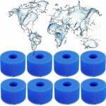 Lot de 8 filtres en mousse de type s1, spa pour intex s1, r�utilisables, pour piscine de type s1, pour ...