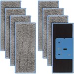Lot de 8 housses de balai lavables pour irobot braava jet m6134, housses de balai lavables pour irobot ...