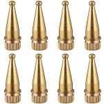 Lot de 8 pieds de haut - parleur en cuivre antichoc pour support décoratif Lot de 8 pieds de haut - parleur en cuivre antichoc pour support décoratif