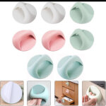 Lot de 8 poign�es rondes auto - adh�sives pour tiroir d'armoire de cuisine, pour r�frig�rateur, armoire, ...