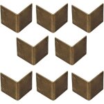 Lot de 8 protections d'angle en laiton pur � angle droit de 90 degr�s en bois de camphre, protection ...