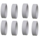 Lot de 8 protections silicone pour roulettes valises multidirectionnelles